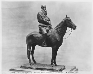 Leo Tolstoy rider Delire (bronze)